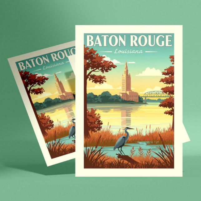 Vintage Baton Rouge Louisiana Postcard (Creator Uploaded)