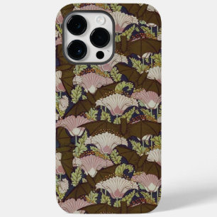 Vintage Bats and Poppies pattern Art Nouveau  Case-Mate iPhone 14 Pro Max Case