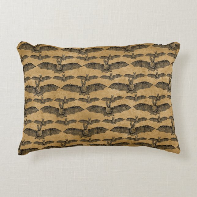 Vintage Bats Decorative Cushion (Front)