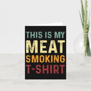 Vintage Bbq Smoker - Funny Barbecue - This Is My M Card