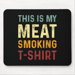 Vintage Bbq Smoker - Funny Barbecue - This Is My M Mouse Mat