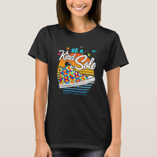 Vintage Be A Kind Sole Autism Awareness Shoes Be K T-Shirt