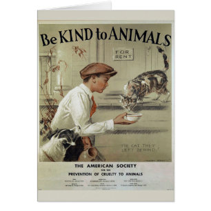 Vintage - Be Kind to Animals - Abandoned Animals,