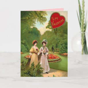 Vintage Be My Valentine Card