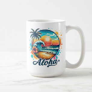 Vintage Beach Aloha Sublimation-94953 Coffee Mug