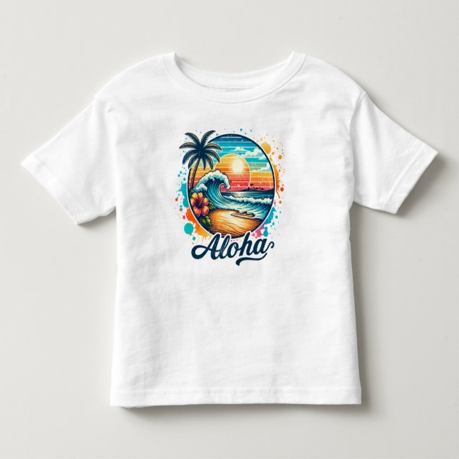 Vintage Beach Aloha Sublimation-94953 Toddler T-Shirt (Front)