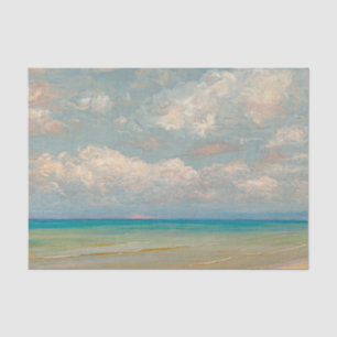 Vintage Beach Antique Beach Scene Ocean Sea Tissue Paper