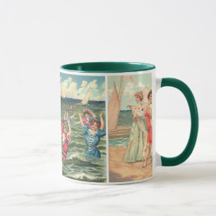 Vintage Beach Beauties Mug