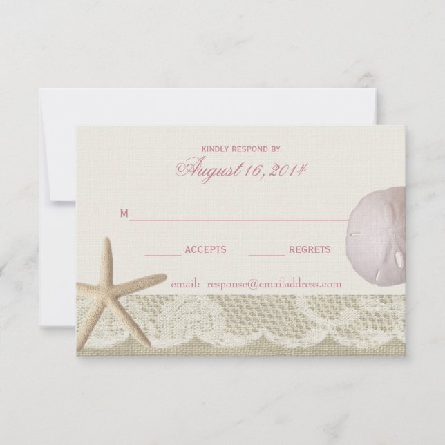 Vintage Beach Ivory and Pink Response (Front)