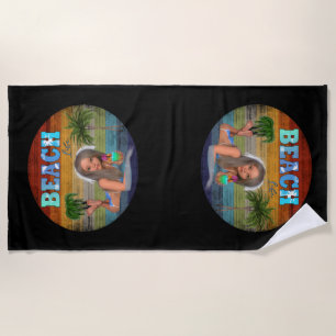 Vintage Beach Life Surf Towel
