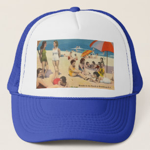 Vintage Beach Party, Keansburg, New Jersey Trucker Hat