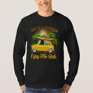 Vintage Beach Tropical Summer Vacation Tibetan Mas T-Shirt