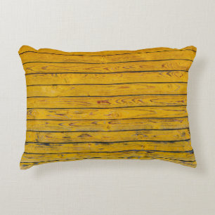 Vintage beach wood background - Old weathered wood Decorative Cushion