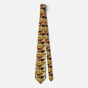Vintage Beagle and basset Tie