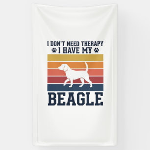 Vintage Beagle Dog Therapy Shirt Design_1 Banner