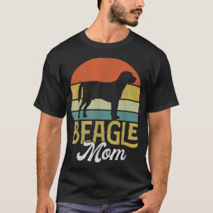 Vintage Beagle Mama  Women, Mothers Day Dog Mum  T-Shirt