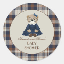 Vintage Bear Girl Baby Shower 