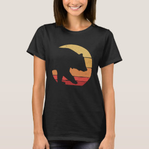 Vintage Bear Grizzly Brown Bears With Retro Sunset T-Shirt