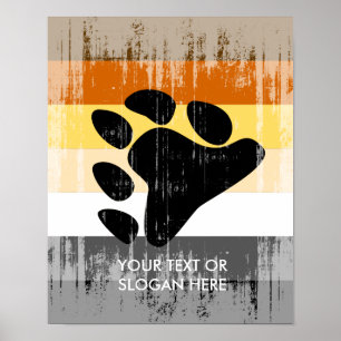Vintage Bear Pride Poster