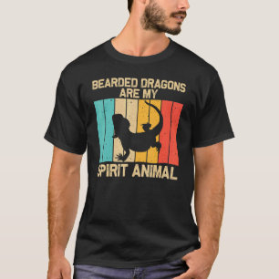 Vintage Bearded Dragon Art For Men Women Kids Rept T-Shirt
