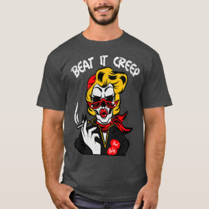 Vintage Beat It Creep 50s 60s Rockabilly T-Shirt