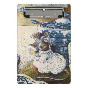 Vintage Beatrix Potter Mice Tailor of Gloucester Mini Clipboard