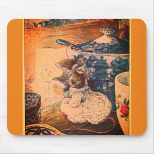 Vintage Beatrix Potter Mice Tailor of Gloucester Mouse Mat