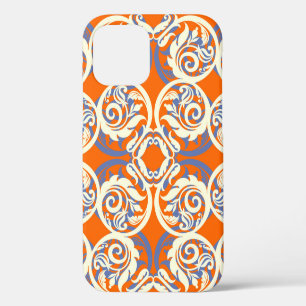 Vintage beautiful background, seamless pattern, lu iPhone 12 case