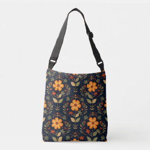 Vintage Beautiful Floral Modern Collection Crossbody Bag