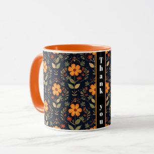 Vintage Beautiful Floral Modern Collection Mug