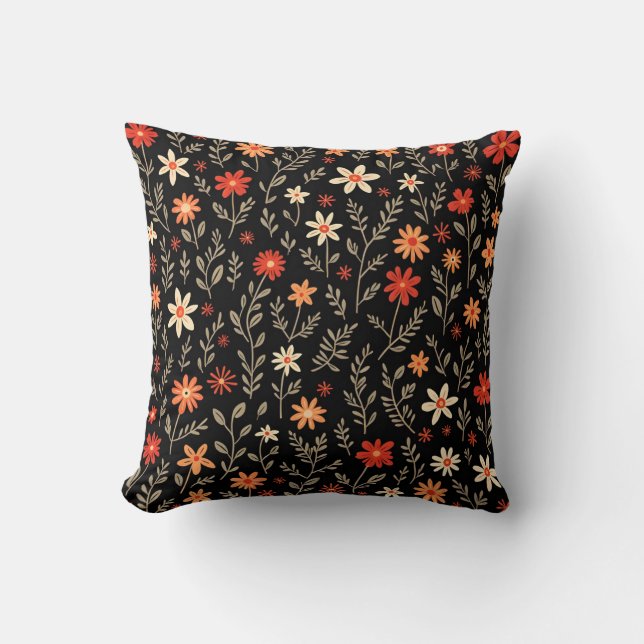 Vintage Beautiful Floral Trendy Collection Cushion (Front)