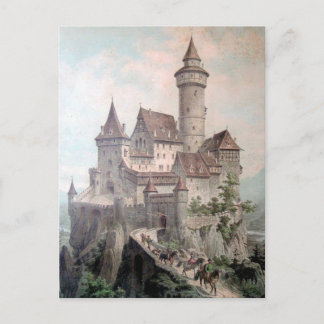 Vintage - Beautiful Old Castle Postcard