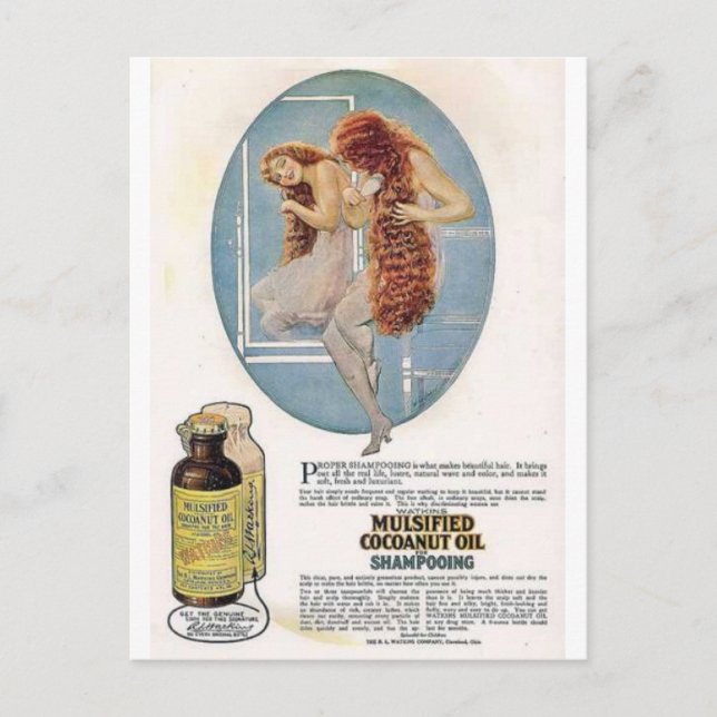 Vintage Beauty Ads Postcards (Front)