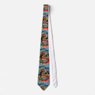 Vintage Beauty and the Beast Tie