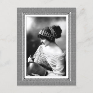Vintage Beauty - Artisan - in black & white Postcard