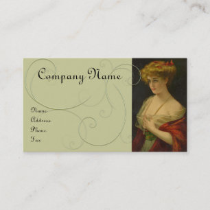 Vintage Beauty Business Cards