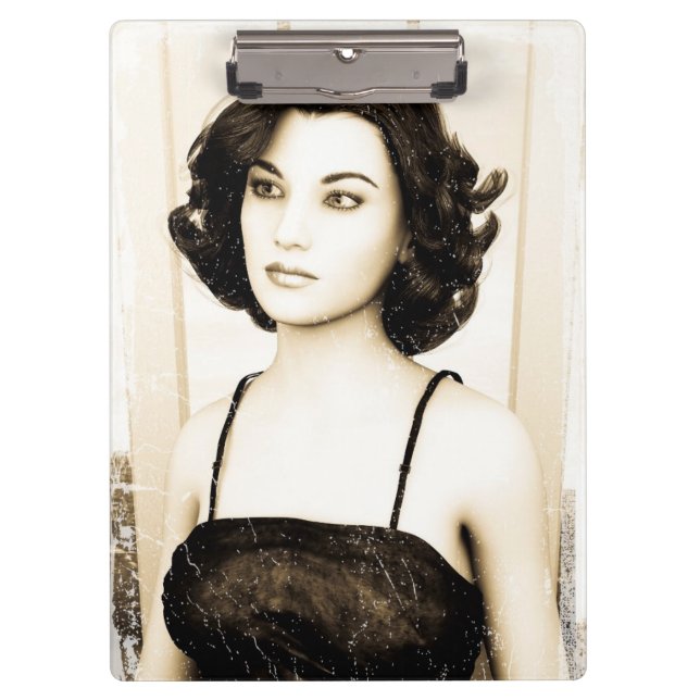 Vintage Beauty Clipboard (Front)