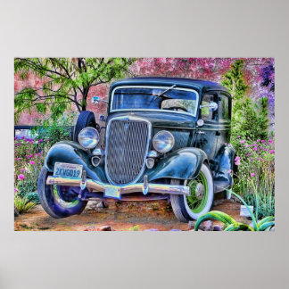 VINTAGE BEAUTY POSTER