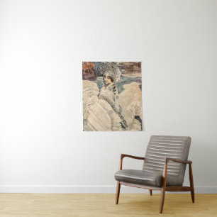 Vintage Beauty Swan Princess Vrubel Painting Tapestry