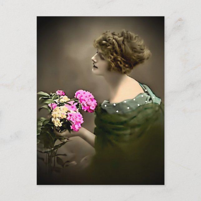 Vintage Beauty VI Postcard (Front)