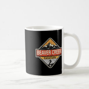 Vintage Beaver Creek Colorado Snow Mountain Skiing Coffee Mug