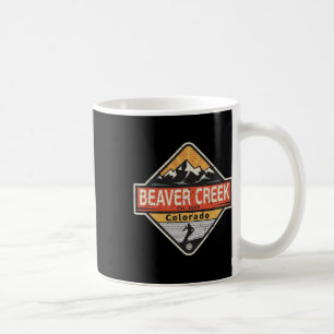 Vintage Beaver Creek Colorado Snow Mountain Skiing Coffee Mug