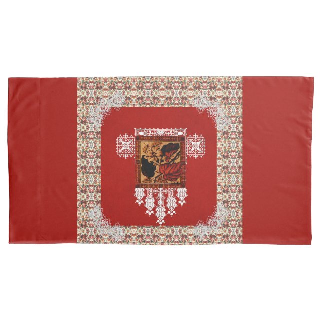 Vintage Bedding Design4u Pillowcase (Front)