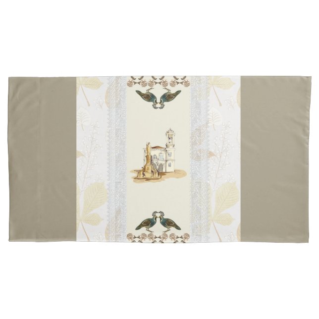 Vintage Bedding Design4u Pillowcase (Front)
