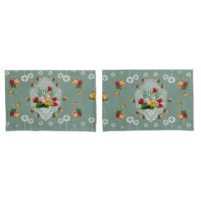 Vintage Bedding Design4u Pillowcase (Front-Set)