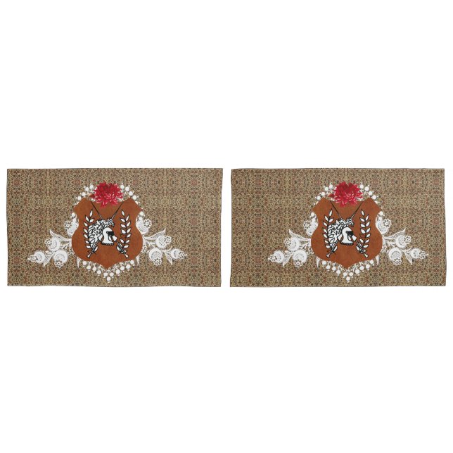 Vintage Bedding Design4u Pillowcase (Front-Set)