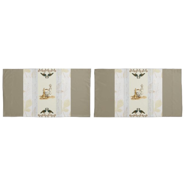 Vintage Bedding Design4u Pillowcase (Front-Set)