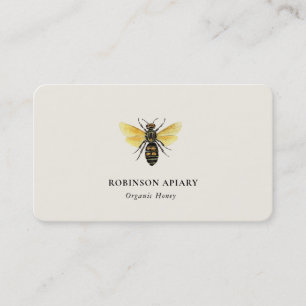 Vintage bee Apiary Business Card