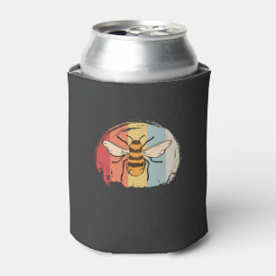 Vintage Bee Can Cooler
