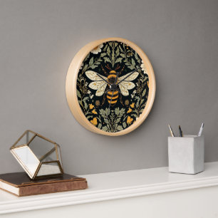 Vintage Bee Garden Clock